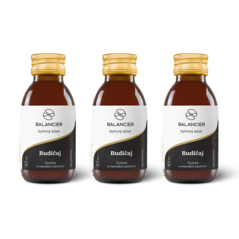 Budičaj –⁠ elixír síly a energie 100 ml - Balenie kusov: 3 kusy