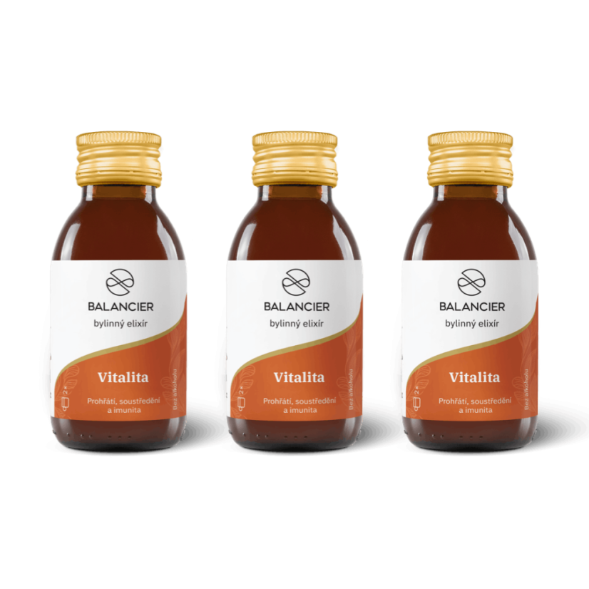 Vitalita - elixír prehriatia a imunity 100 ml - Balenie kusov: 12 kusov