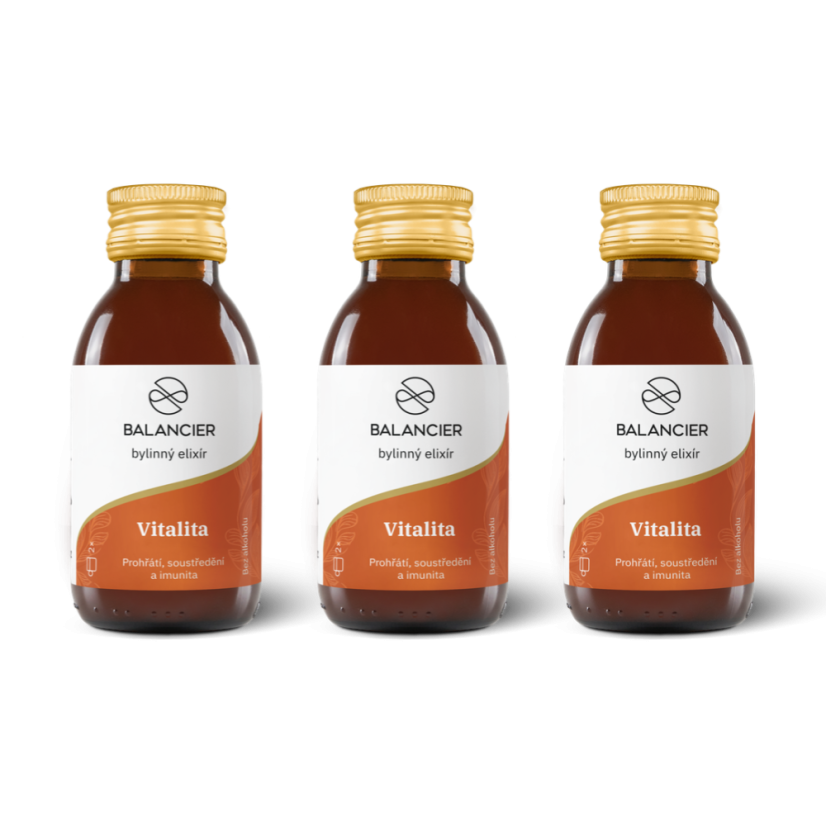 Vitalita - elixír prehriatia a imunity 100 ml - Balenie kusov: 12 kusov